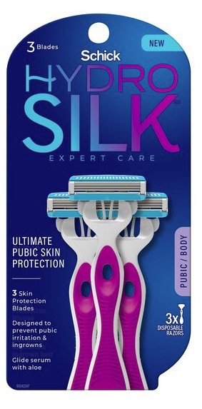 Schick Hydro Silk Ultimate Pubic Skin Protection Razors